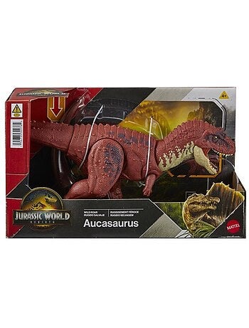 Figurine articulée - Aucasaurus rugissement féroce avec son - Jurassic World