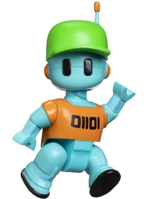 Figurine articulée - bandai - stumble guys - robot guy - 11 cm - avec stickers - Kiabi