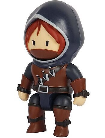 Figurine articulée - bandai - stumble guys - stabby kate - 11 cm - avec stickers