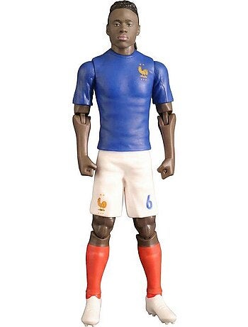 Figurine articulée - équipe de france - megableu - camavinga numéro 6 - 20 cm