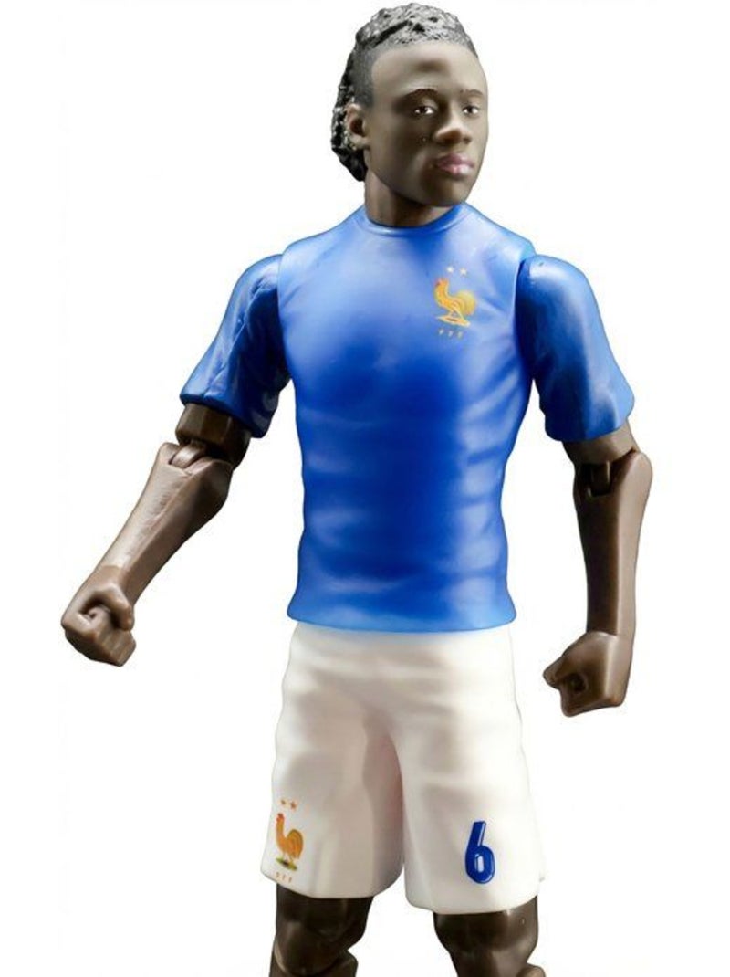 Figurine articulée - équipe de france - megableu - camavinga numéro 6 - 20 cm Bleu - Kiabi