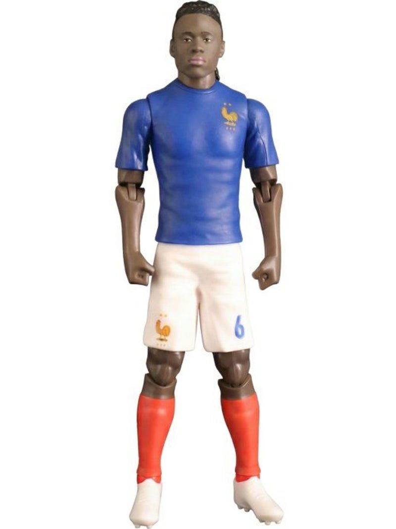 Figurine articulée - équipe de france - megableu - camavinga numéro 6 - 20 cm Bleu - Kiabi