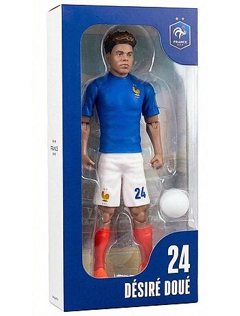 Figurine articulée - équipe de france - megableu - désiré doué numéro 24 - 20 cm
