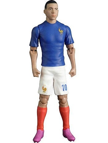 Figurine articulée - équipe de france - megableu - mbappé numéro 10 - 20 cm