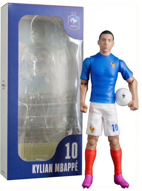 Figurine articulée - équipe de france - megableu - mbappé numéro 10 - 20 cm - Kiabi