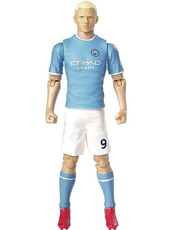 Figurine articulée - erling haaland - numéro 9 - - manchester city - megableu - 20 cm