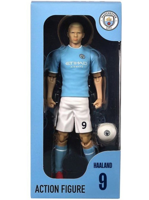 Figurine articulée - erling haaland - numéro 9 - - manchester city - megableu - 20 cm - Kiabi