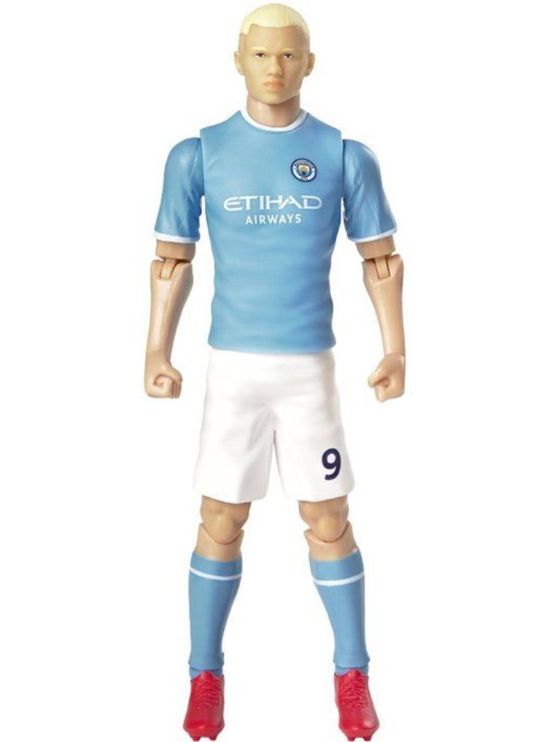 Figurine articulée - erling haaland - numéro 9 - - manchester city - megableu - 20 cm Multicolore - Kiabi