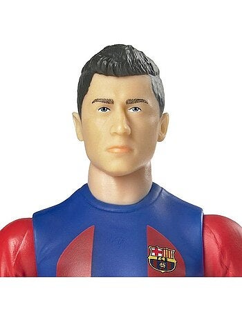 Figurine articulée - fc barcelona - megableu - lewandowski - 20 cm