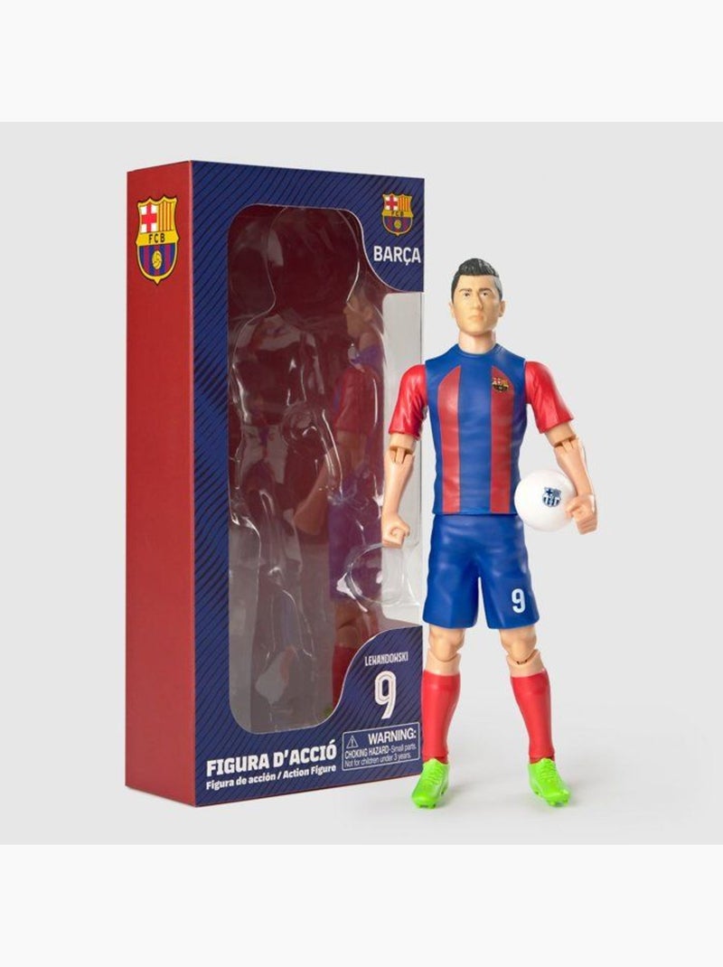 Figurine articulée - fc barcelona - megableu - lewandowski - 20 cm Multicolore - Kiabi