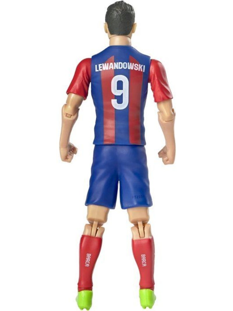 Figurine articulée - fc barcelona - megableu - lewandowski - 20 cm Multicolore - Kiabi