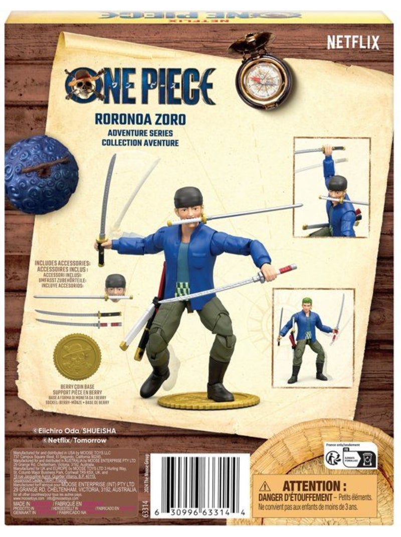 Figurine articulée - one piece - zoro - 15 cm - dès 4 ans Jaune - Kiabi