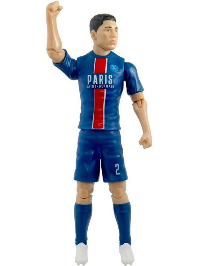 Figurine articulée - psg - megableu - achraf hakimi - 20 cm Bleu - Kiabi
