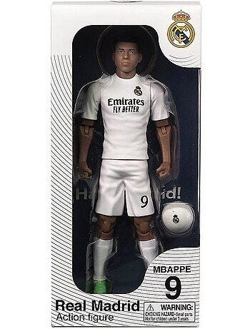 Figurine articulée - real madrid - megableu - mbappé - 20 cm
