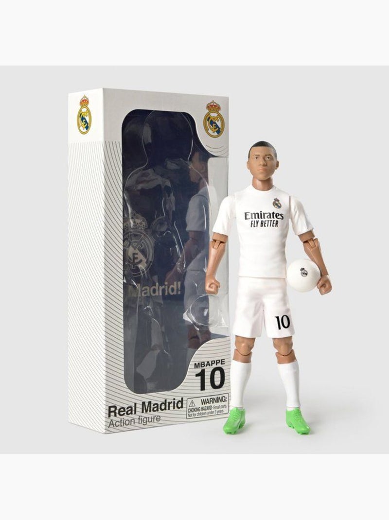 Figurine articulée - real madrid - megableu - mbappé - 20 cm Multicolore - Kiabi