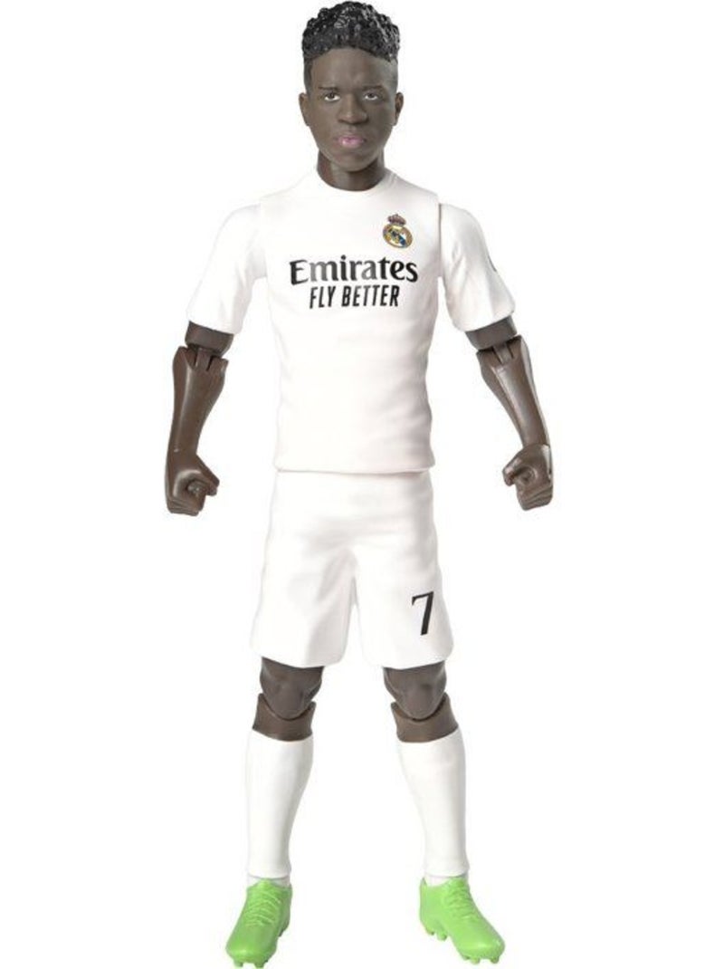 Figurine articulée - real madrid - megableu - vinicius - 20 cm Bleu - Kiabi