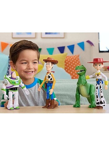 Figurine articulée - toy story - jkv15 - buzz l'éclair 17 cm - format playscale - fidèle au film