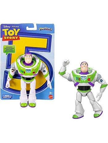 Figurine articulée - toy story - jkv15 - buzz l'éclair 17 cm - format playscale - fidèle au film