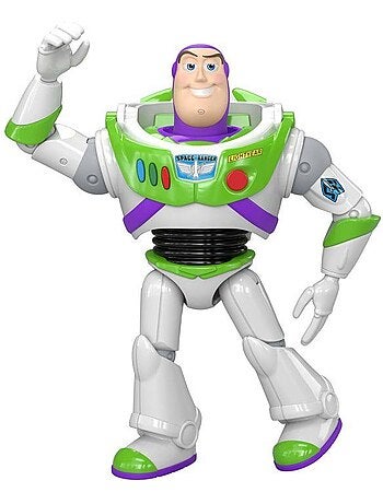 Figurine articulée - toy story - jkv15 - buzz l'éclair 17 cm - format playscale - fidèle au film