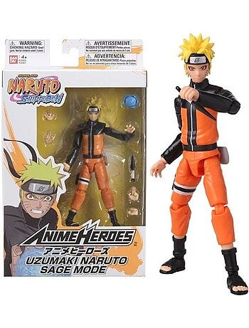 Figurine articulée 17 cm Naruto Mode Hermite - BANDAI Anime Heroes