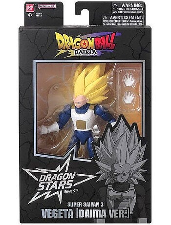 Figurine articulée 17 cm super saiyan 3 vegeta - dragon ball