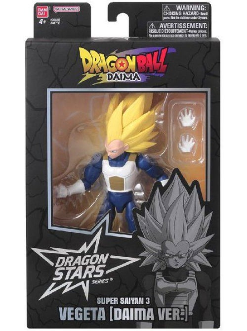 Figurine articulée 17 cm super saiyan 3 vegeta - dragon ball - Kiabi