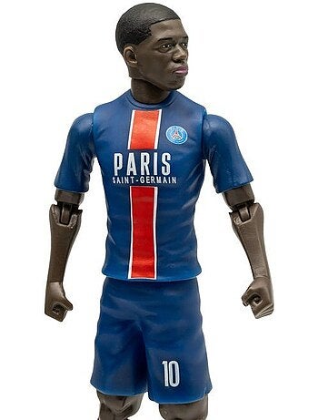 Figurine articulée 20 cm avec ballon - MEGABLEU, PSG Ousmane Dembélé n°10