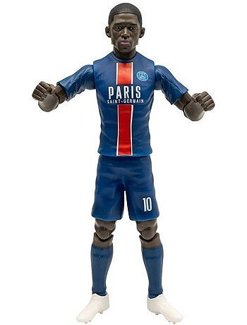 Figurine articulée 20 cm avec ballon - MEGABLEU, PSG Ousmane Dembélé n°10