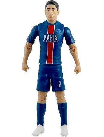 Figurine articulée 20 cm + ballon - Achraf Hakimi n°2 - MEGABLEU PSG
