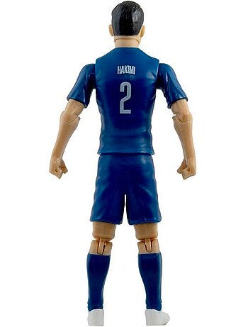 Figurine articulée 20 cm + ballon - Achraf Hakimi n°2 - MEGABLEU PSG
