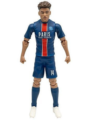 Figurine articulée 20 cm + ballon PSG Désiré Doué n°14 - MEGABLEU