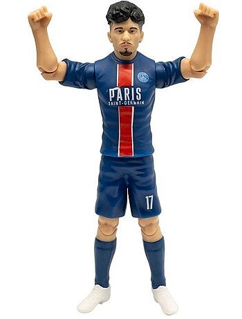 Figurine articulée 20 cm Vitinha n°17 + ballon - MEGABLEU, PSG