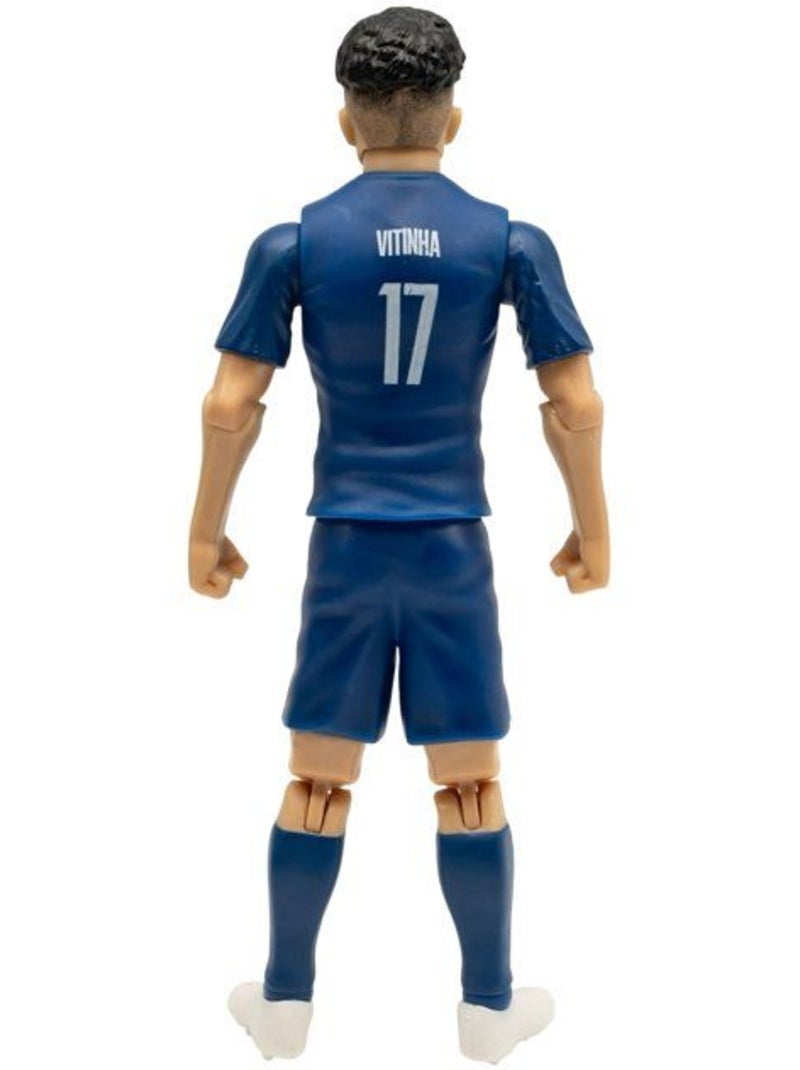 Figurine articulée 20 cm Vitinha n°17 + ballon - MEGABLEU, PSG Bleu - Kiabi
