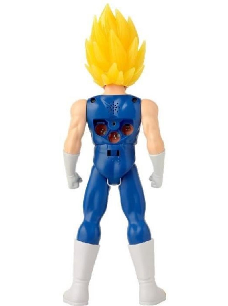 Figurine articulée 30 cm son & lumière vegeta ssj2 - bandai dragon ball Bleu - Kiabi