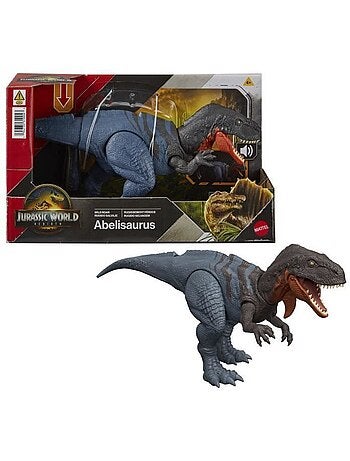 Figurine articulée Abelisaurus rugissement féroce 30 cm - Jurassic World