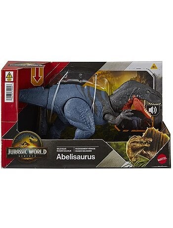 Figurine articulée Abelisaurus rugissement féroce 30 cm - Jurassic World