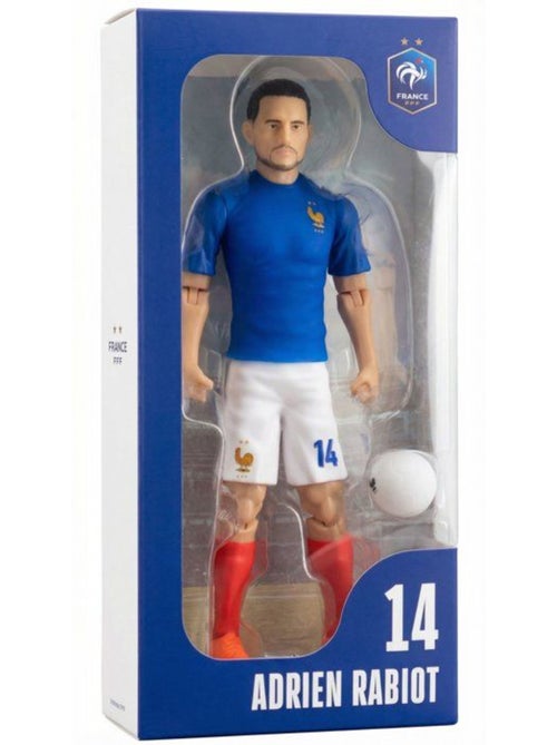 Figurine articulée adrien rabio - numéro 14 - équipe de france - megableu - 20 cm - Kiabi