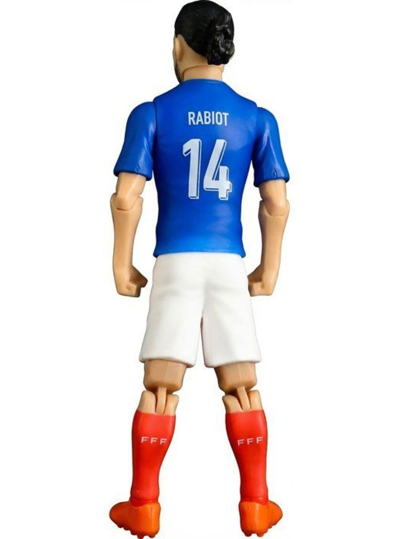 Figurine articulée adrien rabio - numéro 14 - équipe de france - megableu - 20 cm Bleu - Kiabi
