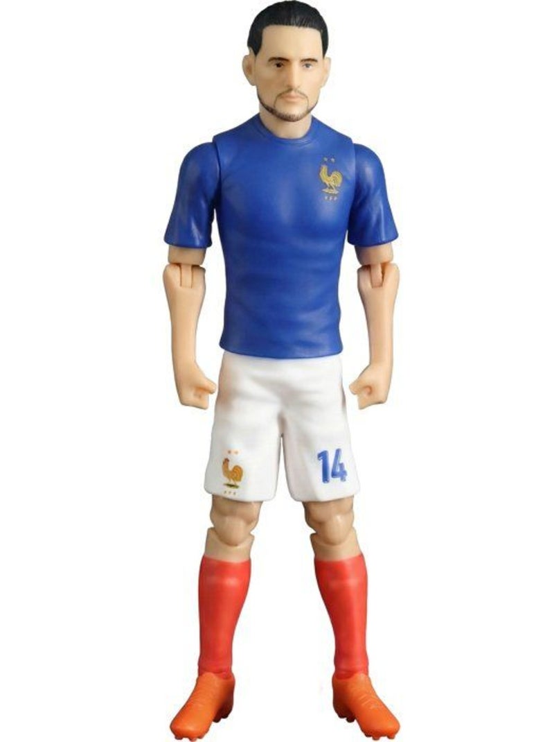 Figurine articulée adrien rabio - numéro 14 - équipe de france - megableu - 20 cm Bleu - Kiabi