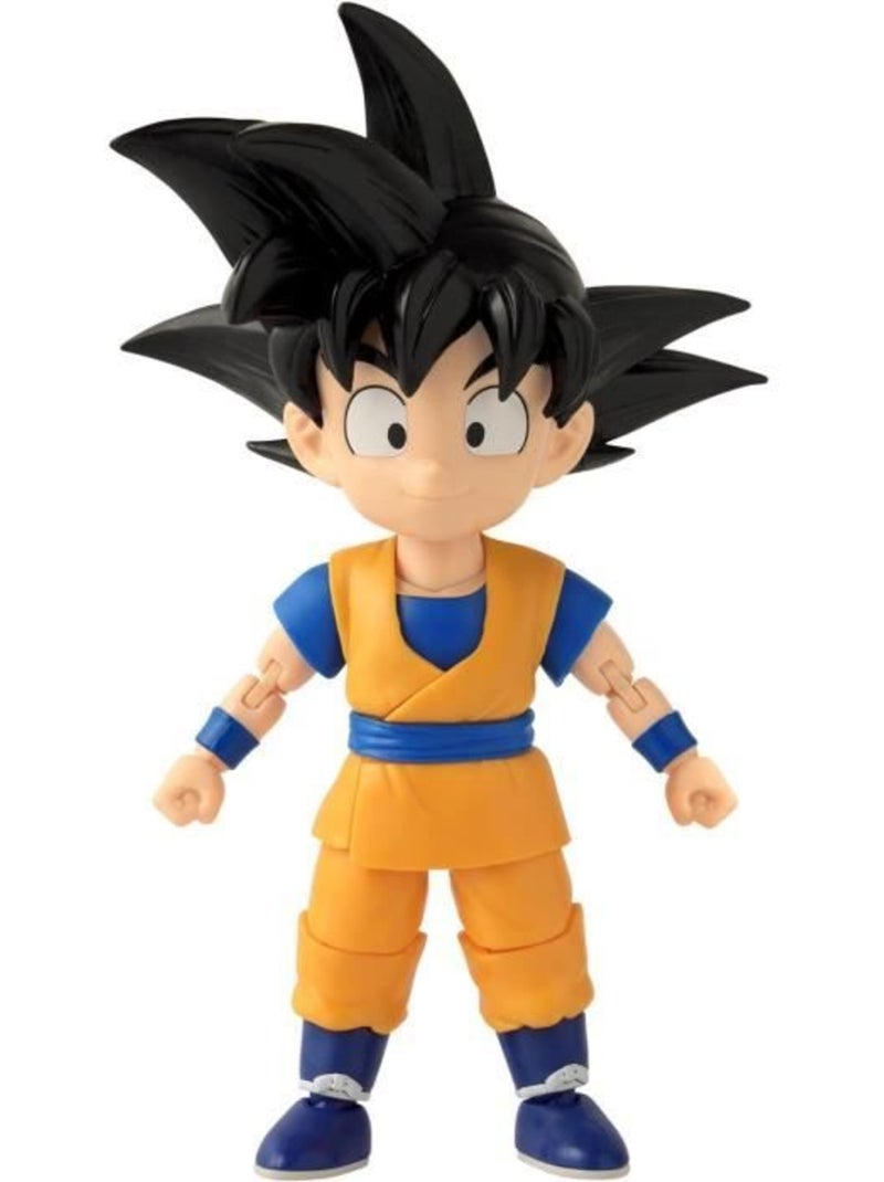 Figurine articulée dragon star 17 cm - mini goku - bandai - dragon ball daima kid goku - 4 ans et + Orange - Kiabi
