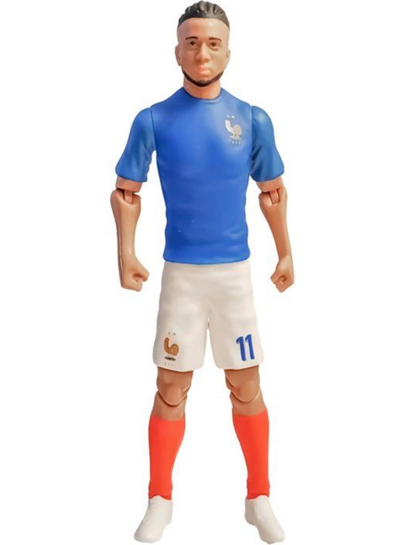 Figurine articulée michael olisé - 20 cm - équipe de france - megableu - Bleu - Kiabi