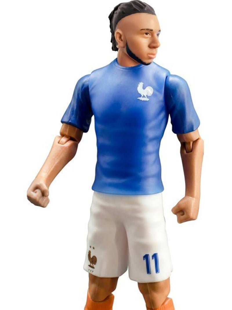 Figurine articulée michael olisé - 20 cm - équipe de france - megableu - Bleu - Kiabi