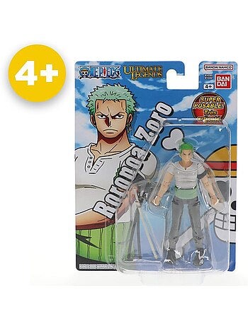 Figurine articulée ultimate legends - bandai - one piece - roronoa zoro - 12 cm