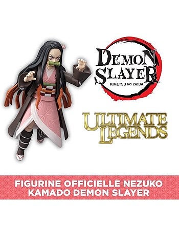 Figurine articulée ultimate legends hd - bandai - demon slayer - kamado nezuko - 12 cm