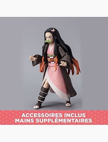 Figurine articulée ultimate legends hd - bandai - demon slayer - kamado nezuko - 12 cm