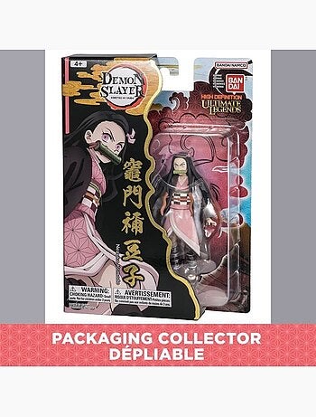 Figurine articulée ultimate legends hd - bandai - demon slayer - kamado nezuko - 12 cm