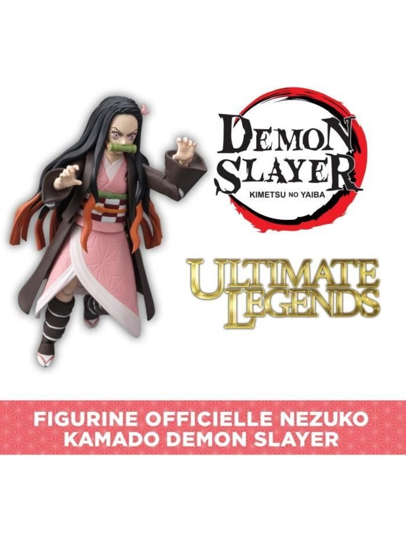 Figurine articulée ultimate legends hd - bandai - demon slayer - kamado nezuko - 12 cm Multicolore - Kiabi