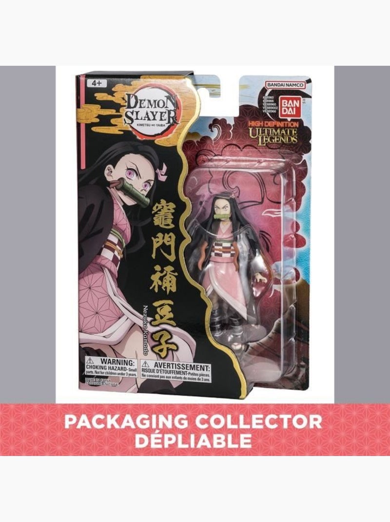Figurine articulée ultimate legends hd - bandai - demon slayer - kamado nezuko - 12 cm Multicolore - Kiabi