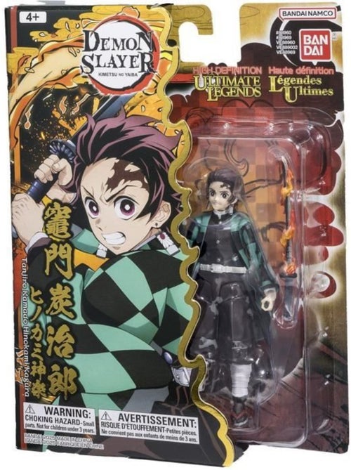 Figurine articulée ultimate legends hd - bandai - demon slayer - tanjiro kamado - 12 cm - Kiabi