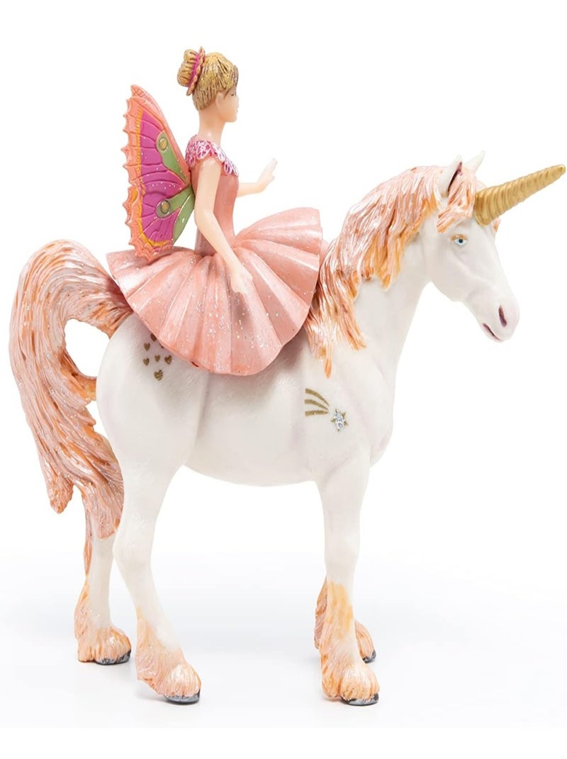 Figurine Ballerine sur sa licorne Rose - Kiabi